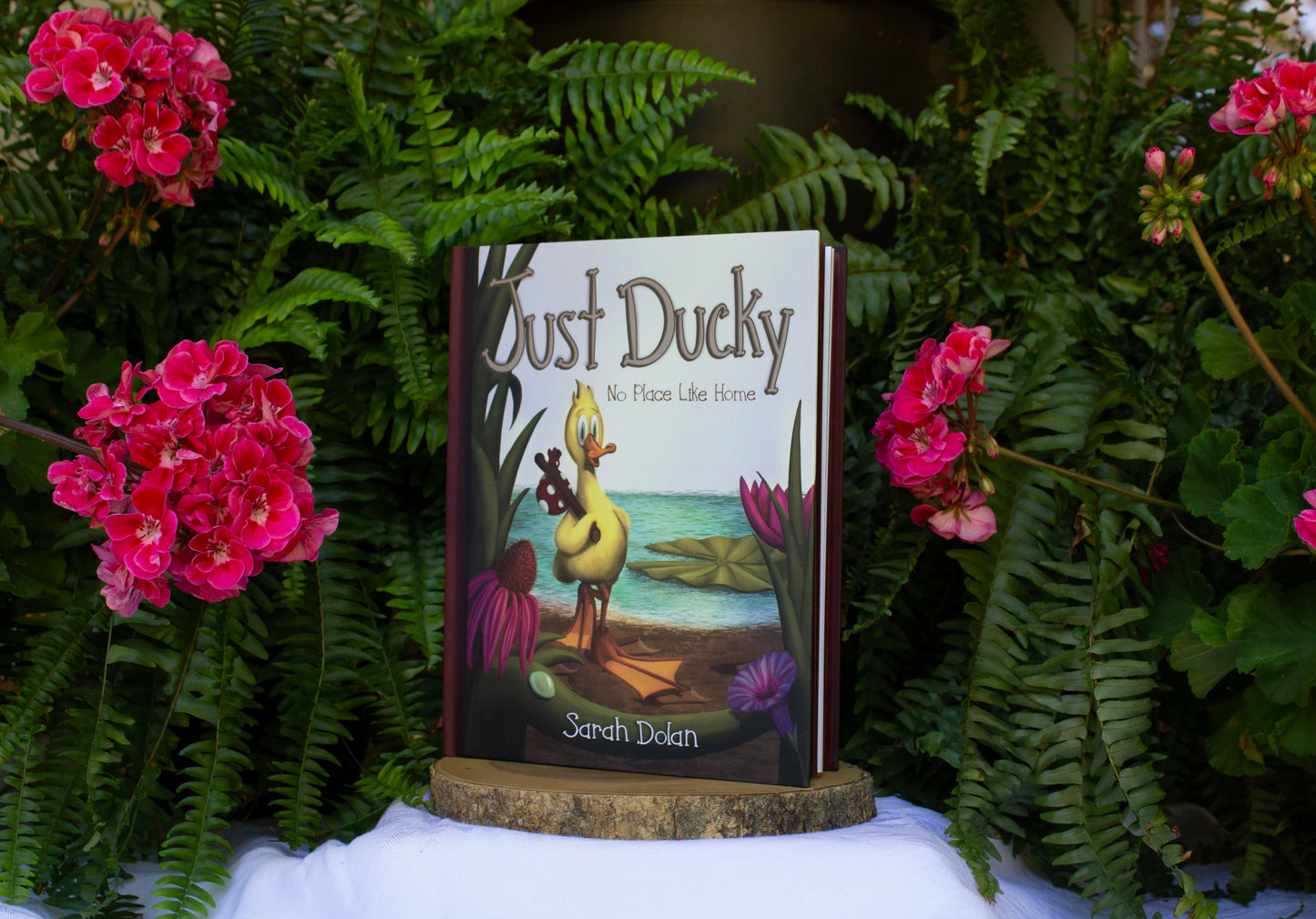 Picture of "Just Ducky: No Place Like Home" slightly open
